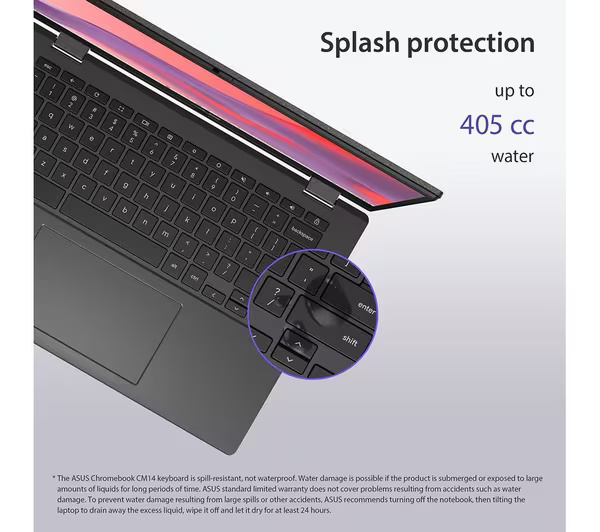 Asus CM14 Flip 14" 2 in 1 Chromebook Laptop
