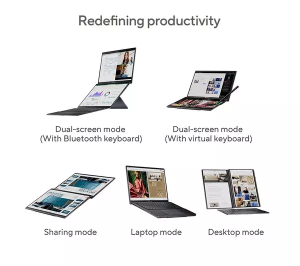 Asus Zenbook Duo 14" 2 in 1 Laptop
