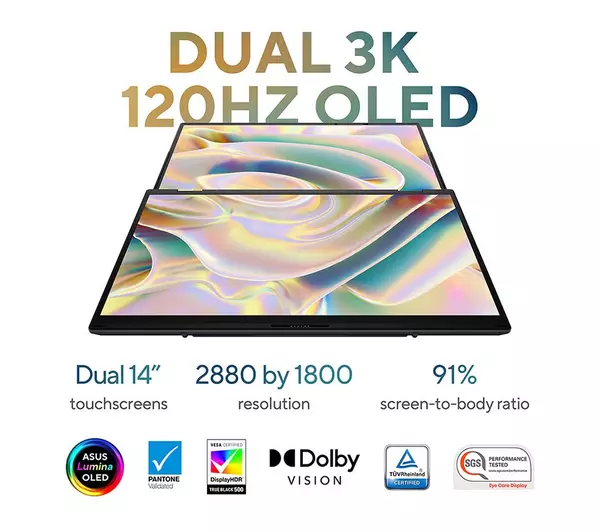 Asus Zenbook Duo 14" 2 in 1 Laptop