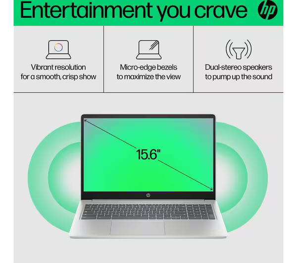 HP 15a 15.6" Chromebook Plus Laptop