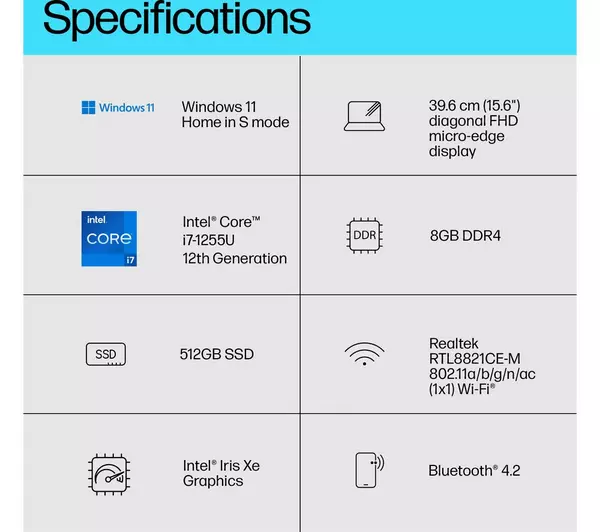 HP 15s 15.6" Laptop