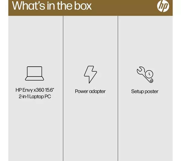 HP Envy x360 15.6" 2 in 1 Laptop