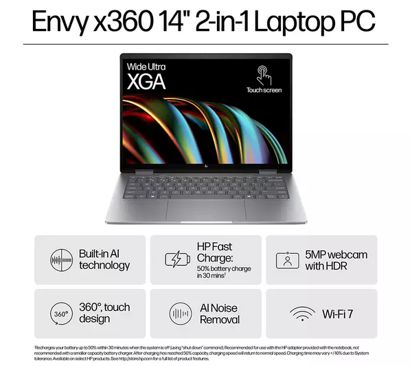 HP Envy x360 14 14" 2 in 1 Laptop