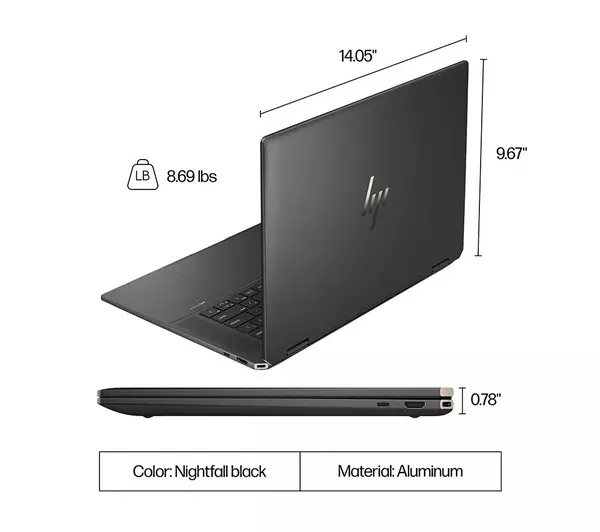 HP Spectre x360 16 16" 2 in 1 Laptop