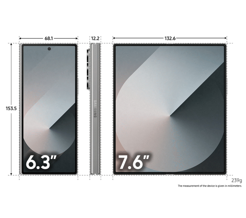 Samsung Galaxy Z Fold6 Smartphone